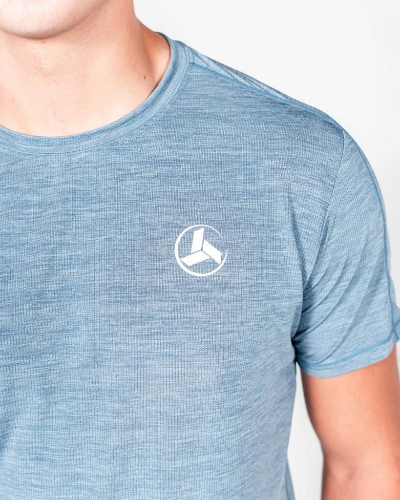 Steel Blue Action Tee