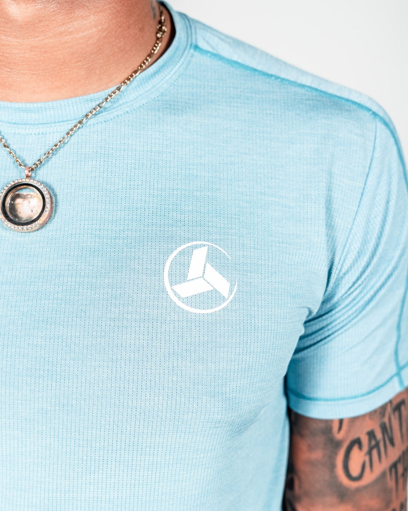 Turquoise Action Tee