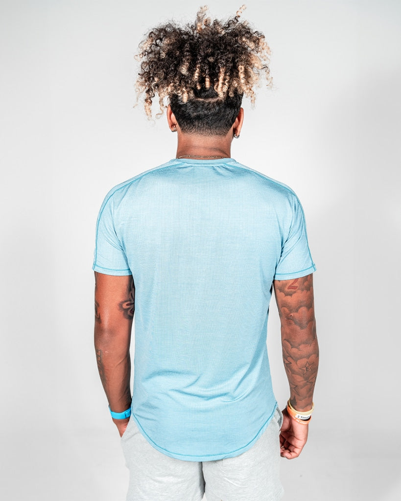 Turquoise Action Tee