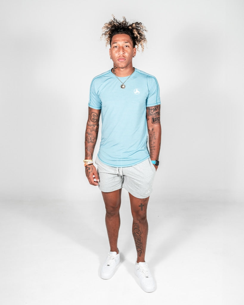 Turquoise Action Tee