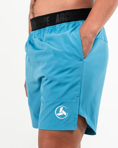 Blue Action Shorts